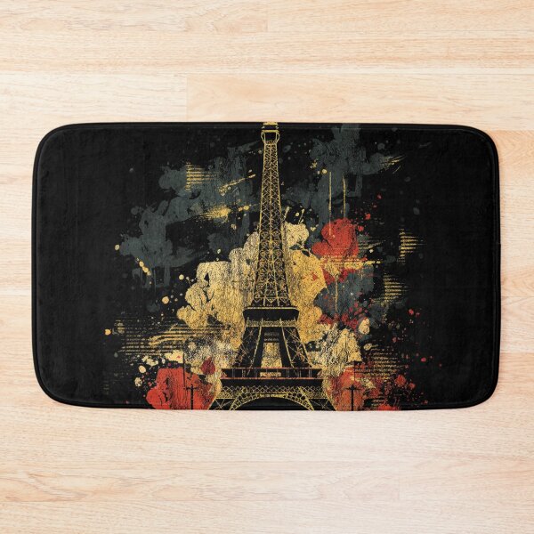 Item preview, The Eiffel Tower- Distressed Vintage Street Art Landmarks designed and sold by GVRDesign.