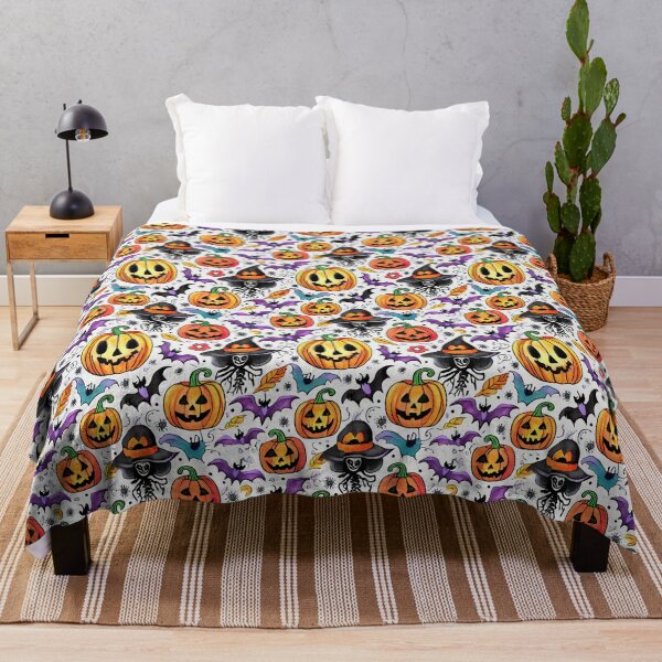 Aperçu de l'œuvre Funny Halloween - Seamless Pattern créée et vendue par Bratak.