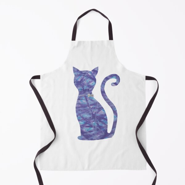 Item preview, Cat Abstract Purple Kitty Art designed and sold by ArtbyJanaye.