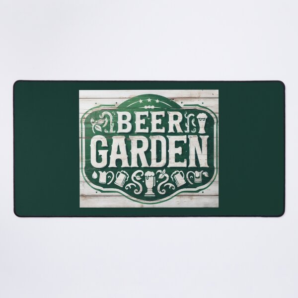 Item preview, BEER GARDEN SIGN STICKER designed and sold by carlarmes.