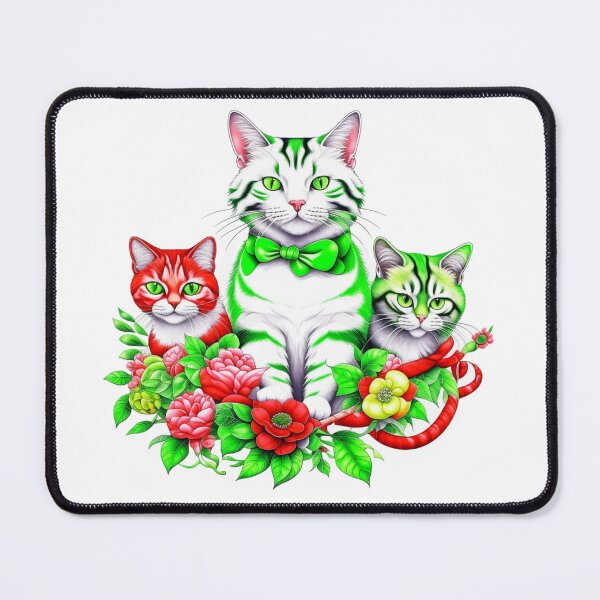 Item preview, Cute cats ready for christmas designed and sold by ArtAngiTresors.