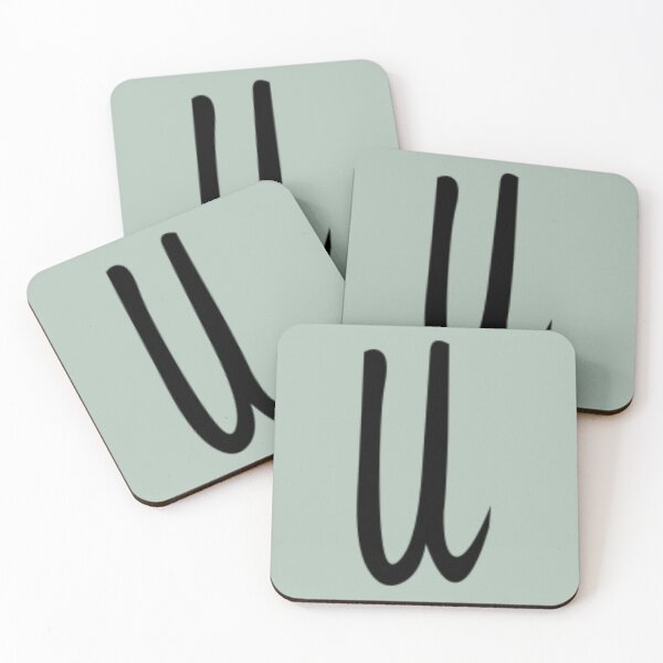 Item preview, Cutesy Calligraphy U designed and sold by Meg-Hoyt.