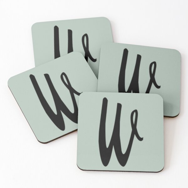 Item preview, Cutesy Calligraphy W designed and sold by Meg-Hoyt.