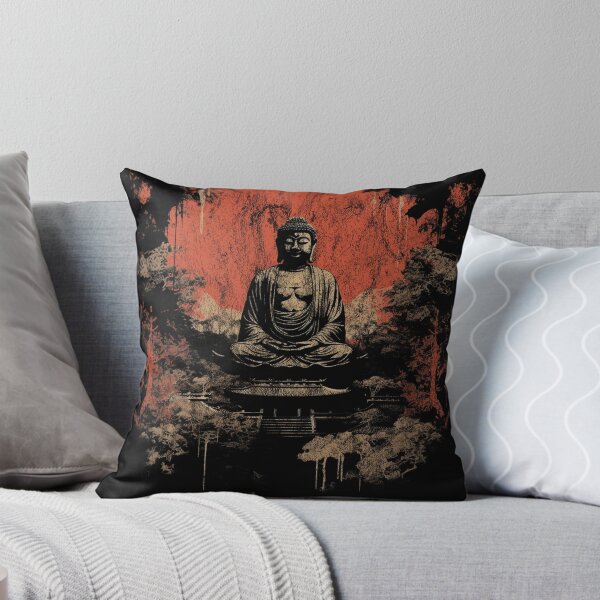 Item preview, The Great Buddha - Distressed Vintage Street Art Landmarks designed and sold by GVRDesign.