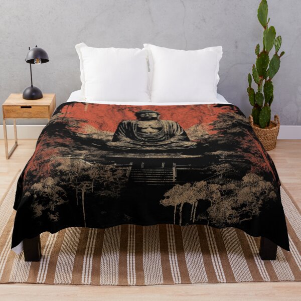 Item preview, The Great Buddha - Distressed Vintage Street Art Landmarks designed and sold by GVRDesign.