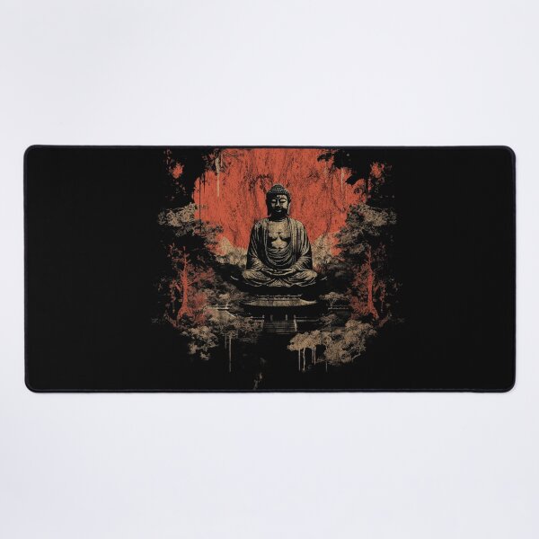 Item preview, The Great Buddha - Distressed Vintage Street Art Landmarks designed and sold by GVRDesign.