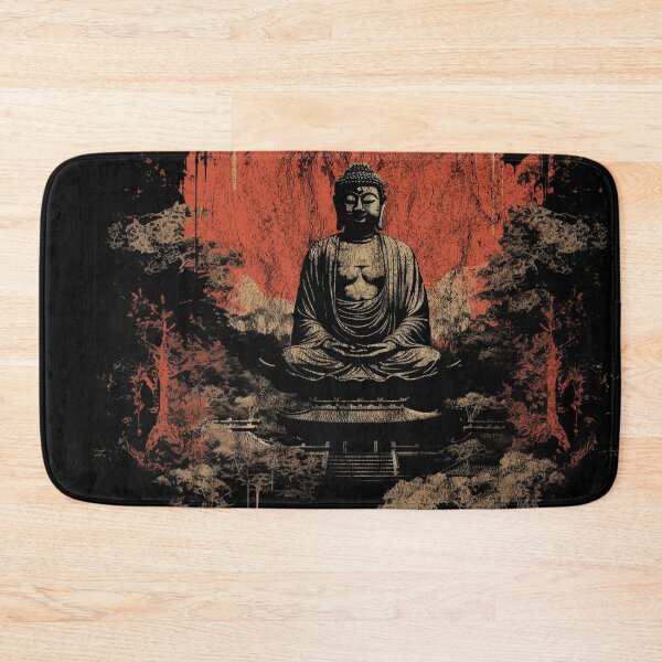 Item preview, The Great Buddha - Distressed Vintage Street Art Landmarks designed and sold by GVRDesign.