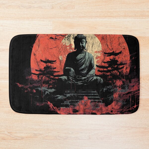 Item preview, The Great Buddha - Distressed Vintage Street Art Landmarks designed and sold by GVRDesign.