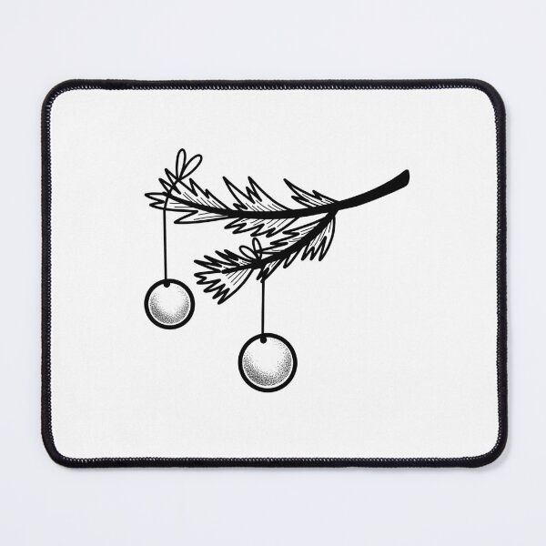 Item preview, Witchcore Boho Tattoo Christmas tree baubles branch designed and sold by jazzydevil.