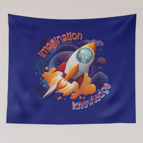 Item preview, Einstein:  Imagination > Knowledge designed and sold by milesromney.