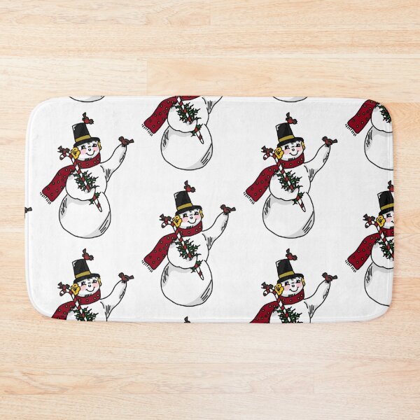 Item preview, Vintage snowman with robins designed and sold by Life's eye Art and photography.