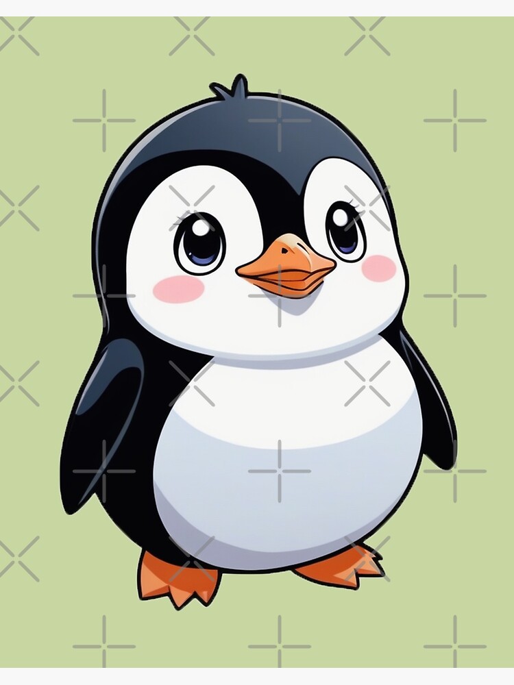 Generate cute penguin images in super high quality anime style。The  following conditions apply:、Can you