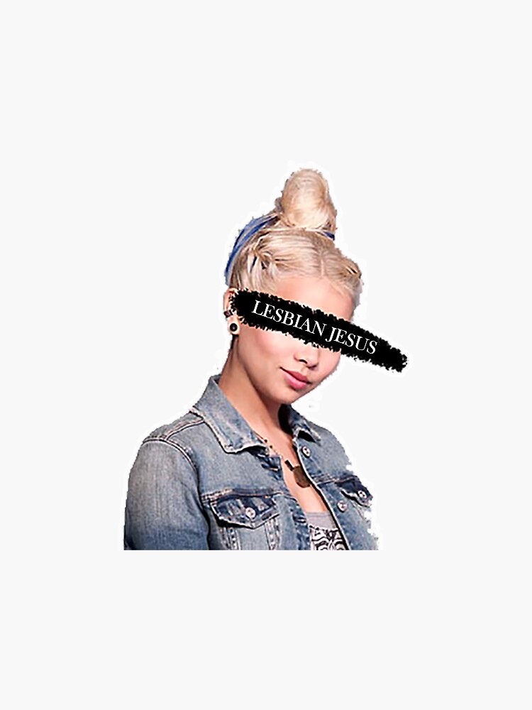 Lesbian Jesus Hayley Kiyoko Sticker Sticker For Sale By Sara Lillian Redbubble