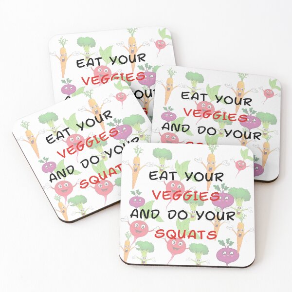 Item preview, eat your veggies and do your squats designed and sold by NexCreation.