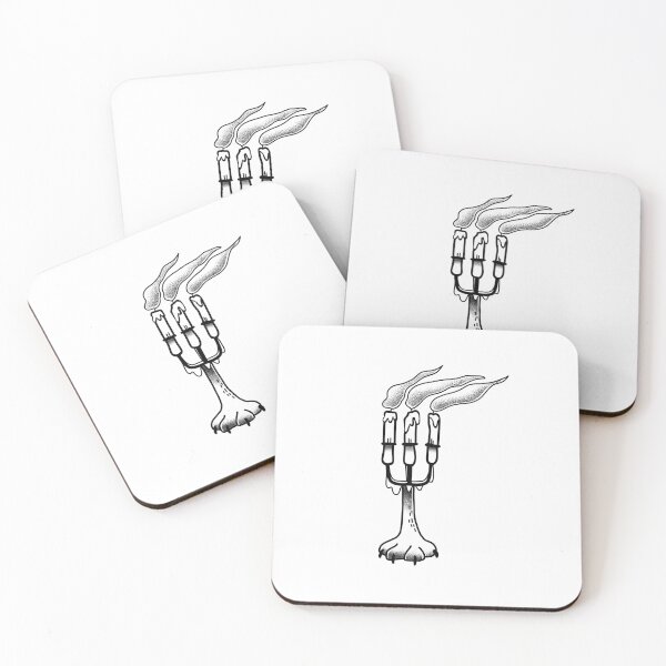 Item preview, Witchcore Boho Tattoo Claw candelabra  designed and sold by jazzydevil.