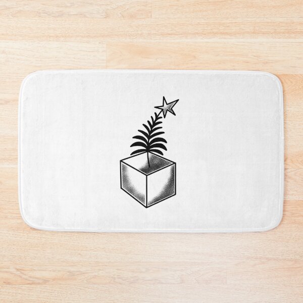 Item preview, Witchcore Boho Tattoo Christmas tree in a box designed and sold by jazzydevil.
