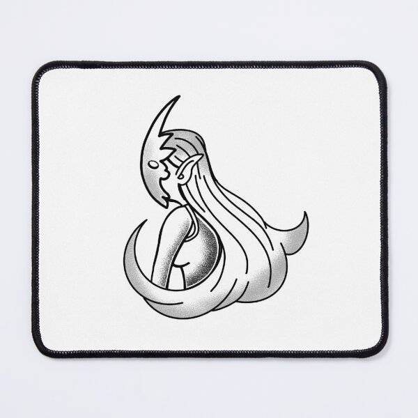 Item preview, Witchcore Boho Tattoo Woman in a mask designed and sold by jazzydevil.