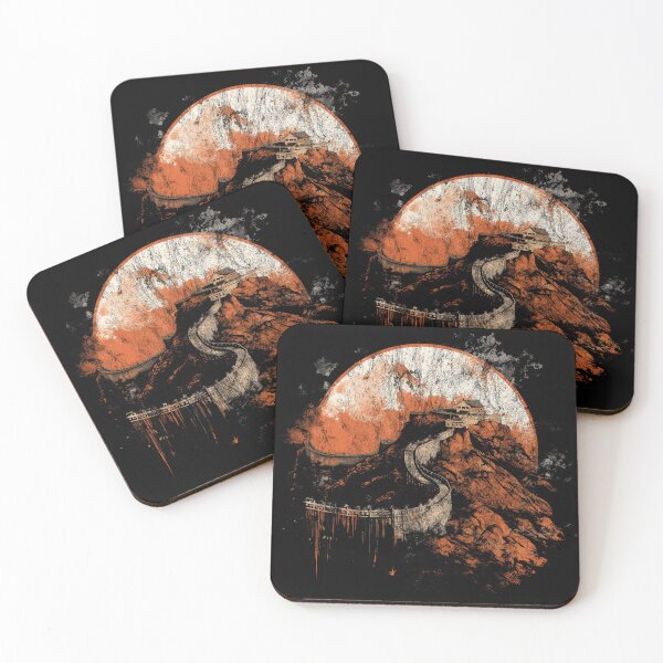 Item preview, The Great Wall of China - Distressed Vintage Street Art Landmarks designed and sold by GVRDesign.