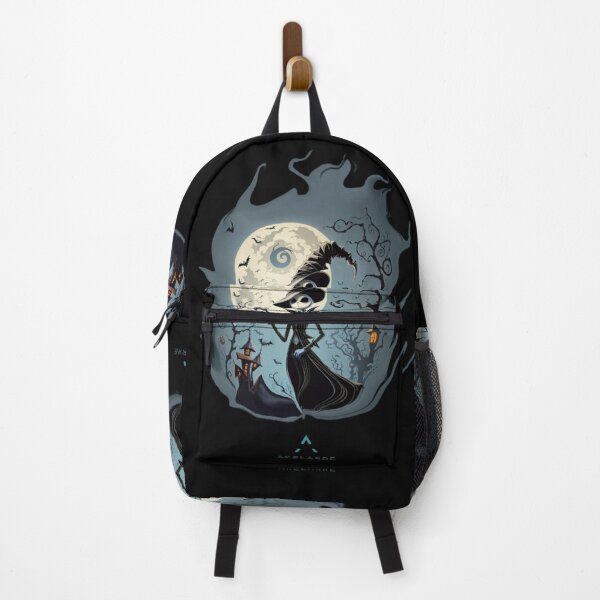 Item preview, Skeleton in unreal landscape with moon, Akelarre designed and sold by AkelarreDesigns.