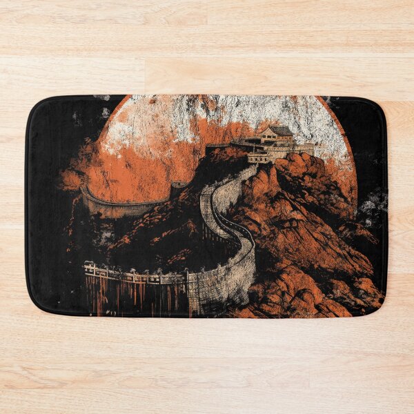 Item preview, The Great Wall of China - Distressed Vintage Street Art Landmarks designed and sold by GVRDesign.