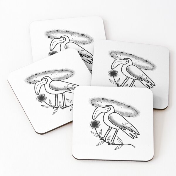 Item preview, Witchcore Boho Tattoo Bird in the universe designed and sold by jazzydevil.