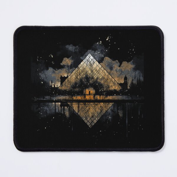 Item preview, The Louvre Museum - Distressed Vintage Street Art Landmarks designed and sold by GVRDesign.