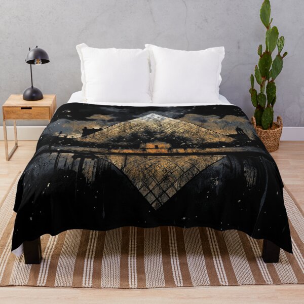 Item preview, The Louvre Museum - Distressed Vintage Street Art Landmarks designed and sold by GVRDesign.