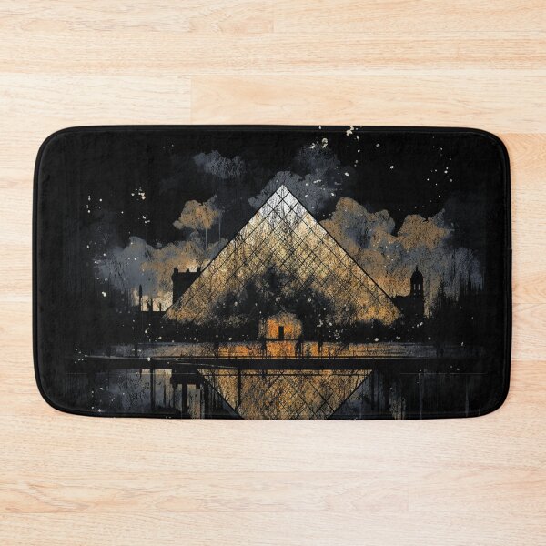 Item preview, The Louvre Museum - Distressed Vintage Street Art Landmarks designed and sold by GVRDesign.