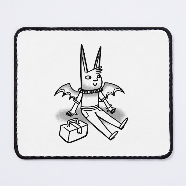 Item preview, Witchcore Boho tattoo Bat having a picnic designed and sold by jazzydevil.