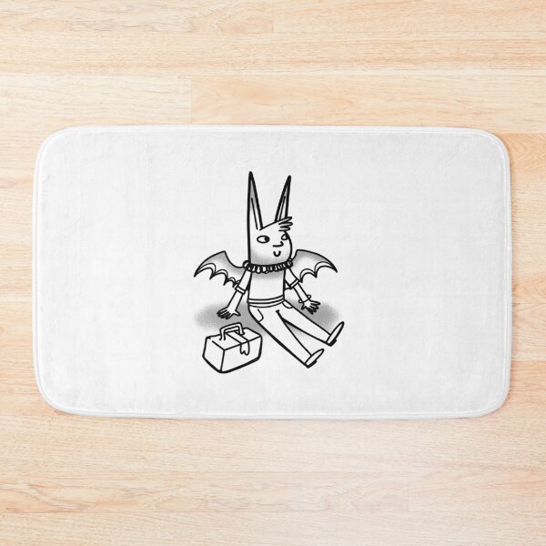 Item preview, Witchcore Boho tattoo Bat having a picnic designed and sold by jazzydevil.