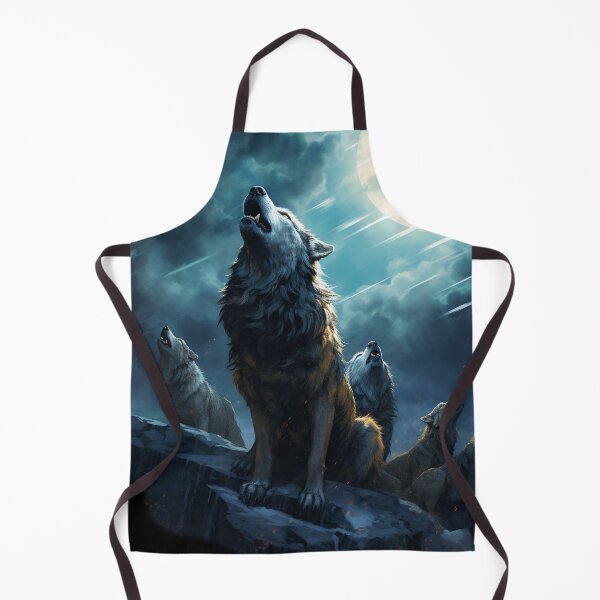 Item preview, Howling Wolves at Moonlight designed and sold by Myra365Art.