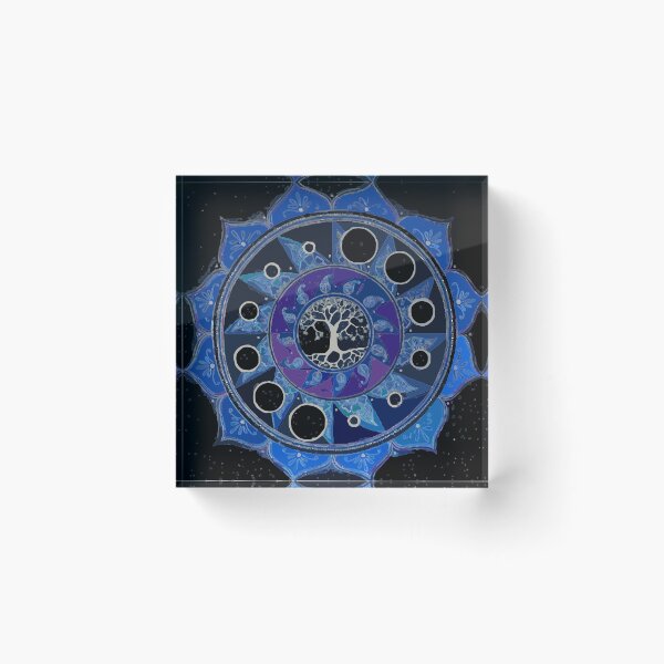 Item preview, Phases Mandala designed and sold by SixSensesArt.