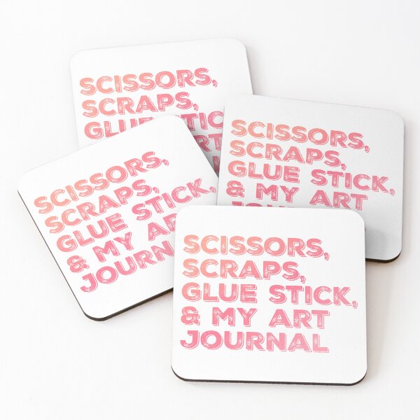 Item preview, Scissors, Scraps, Glue Stick, & My Art Journal designed and sold by thephoenixsoul.