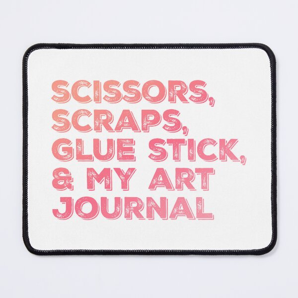 Item preview, Scissors, Scraps, Glue Stick, & My Art Journal designed and sold by thephoenixsoul.
