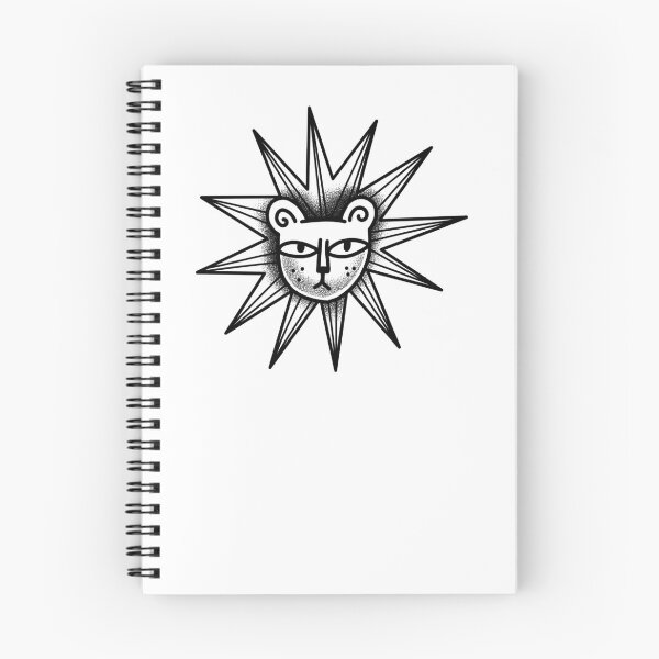 Item preview, Witchcore Boho Tattoo Star lion designed and sold by jazzydevil.