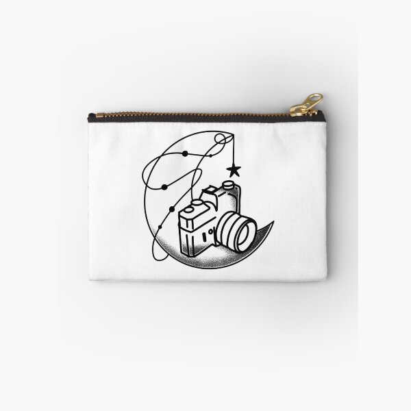 Item preview, Witchcore Boho Tattoo Vintage SLR Camera on the moon designed and sold by jazzydevil.
