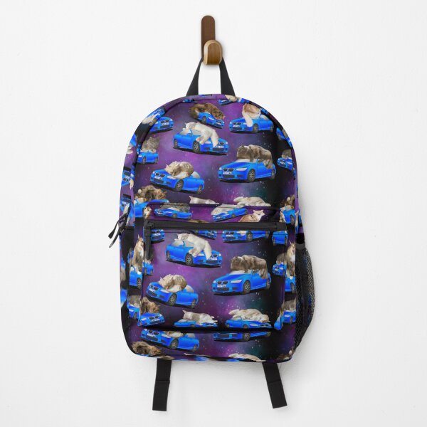 Item preview, Cats on cars in space pattern designed and sold by TicaCreations.