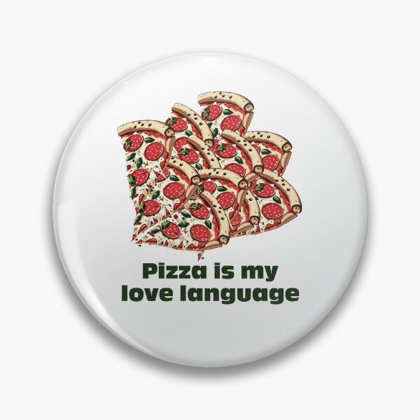 Item preview, Pizza is my love language! ❤️ designed and sold by Rosadraws.
