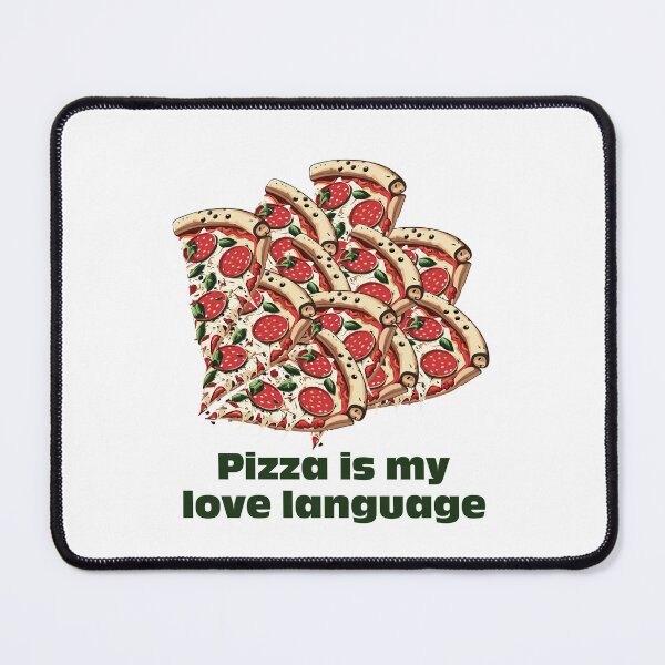 Item preview, Pizza is my love language! ❤️ designed and sold by Rosadraws.