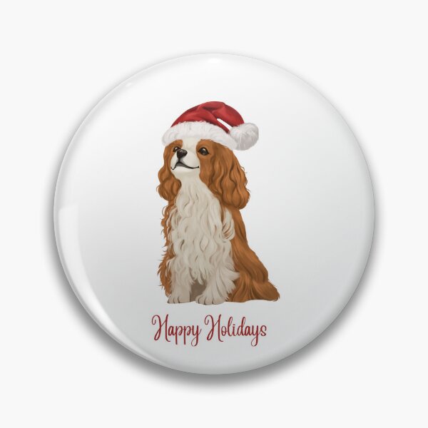 Item preview, Happy Holidays from a Cavalier King Charles Spaniel designed and sold by DigitalCutFile.