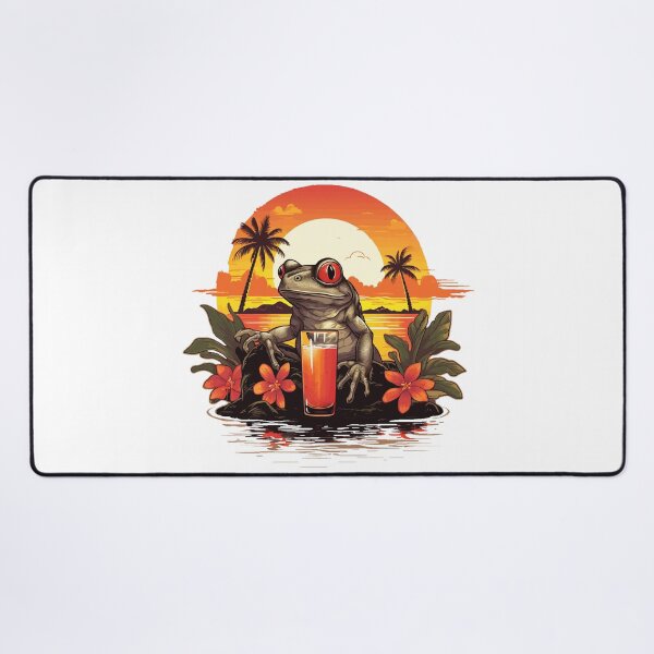 Item preview, Coqui Frog with Drink - Island Hopping designed and sold by VelvetRoom.