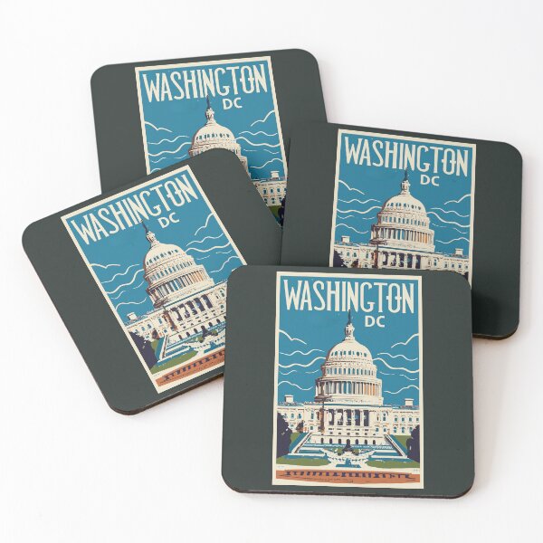 Item preview, A Vintage Travel Art of Washington DC - US  designed and sold by GoodOldVintage.