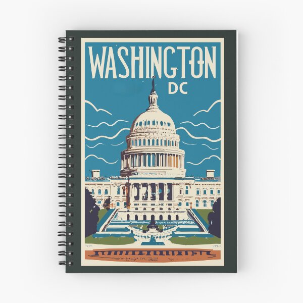 Item preview, A Vintage Travel Art of Washington DC - US  designed and sold by GoodOldVintage.