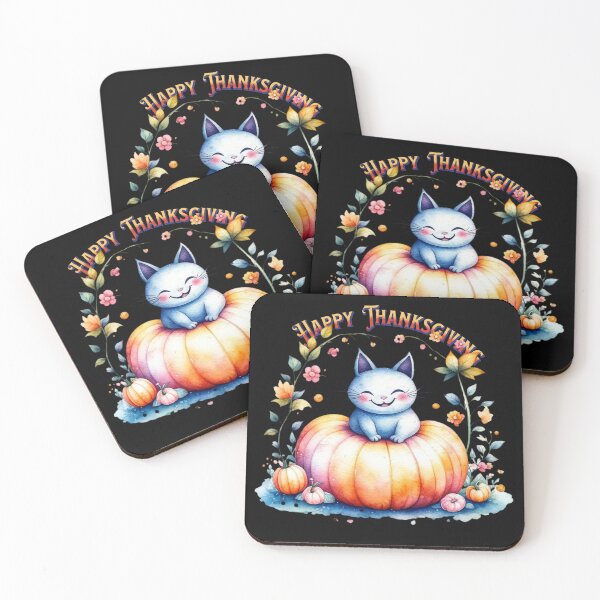 Item preview, Happy Thanksgiving Day Cat Pumpkin designed and sold by Manifest-Style.