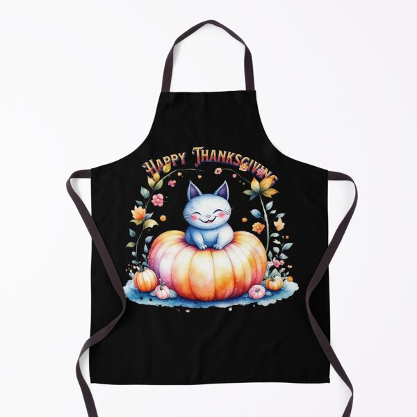 Item preview, Happy Thanksgiving Day Cat Pumpkin designed and sold by Manifest-Style.