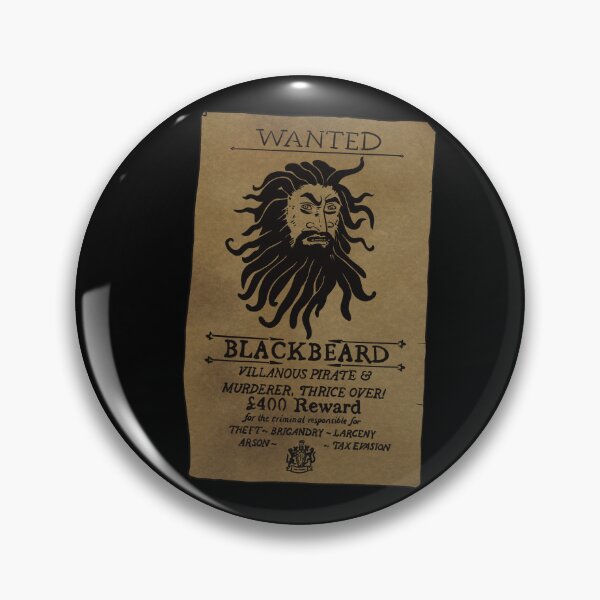 Item preview, Blackbeard Wanted Poster (Our Flag Means Death) designed and sold by daniasdesigns.