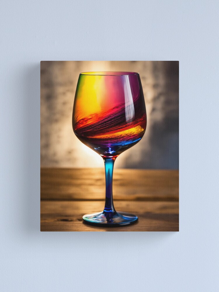 Unique Wine Glass Wall Art Photographic Print for Sale by Rell1970