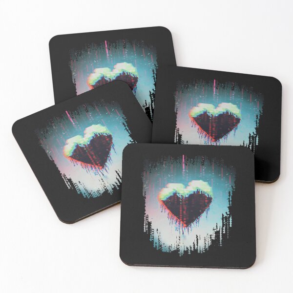 Item preview, Heart Glitch Art designed and sold by NDMD.