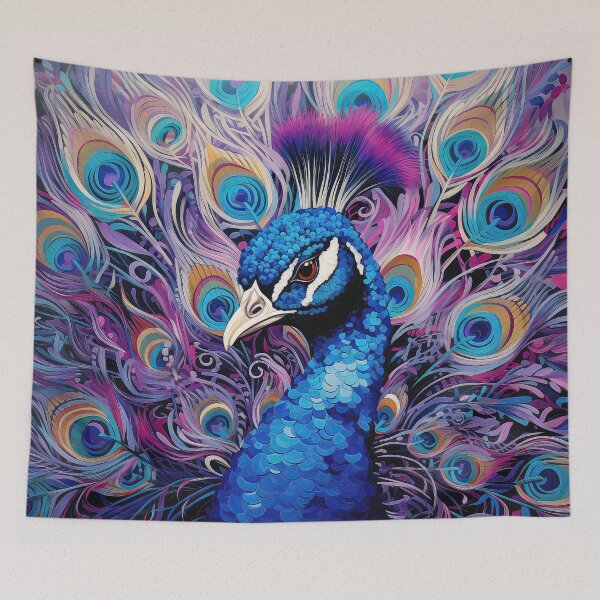 Item preview, Handsome Peacock designed and sold by Elisabeth Lucas.