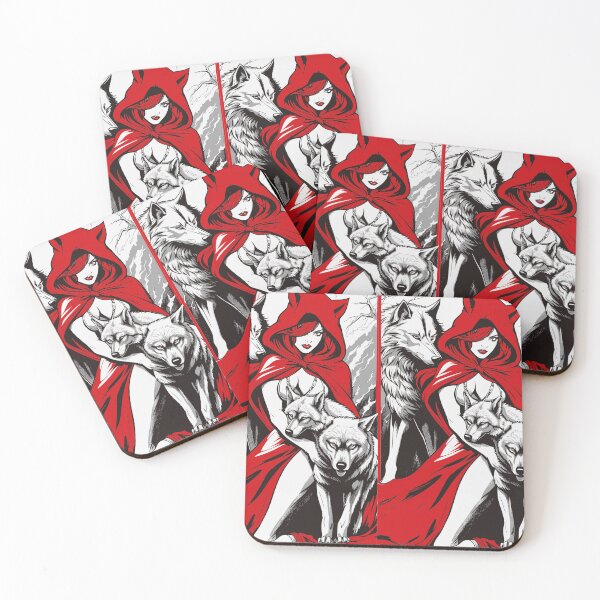 Item preview, Little red riding hood with three wolves designed and sold by Mahilis.